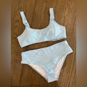 High-waisted swimsuit